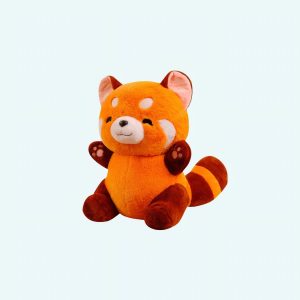 Peluche panda rosso