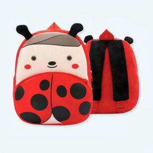 Zaino di peluche a forma di coccinella