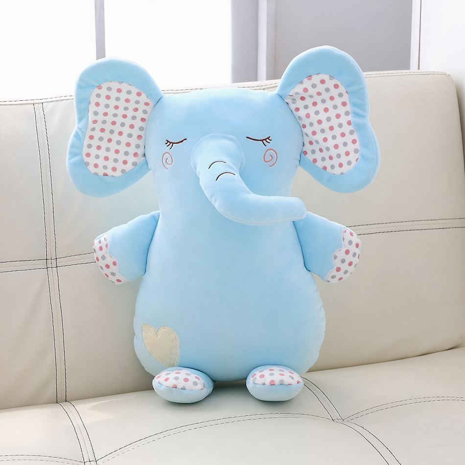 Peluche elefante carina blu - immagine 4