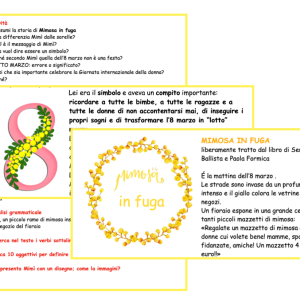 8 marzo; Mimosa in fuga