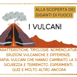 Alla scoperta dei giganti di fuoco: i vulcani- materiale completo per le classi 3/5